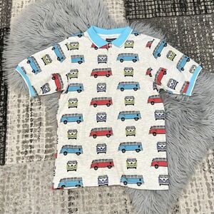 Andy & Evan Boys Vintage Van Grey Polo Size 13/14 NWT